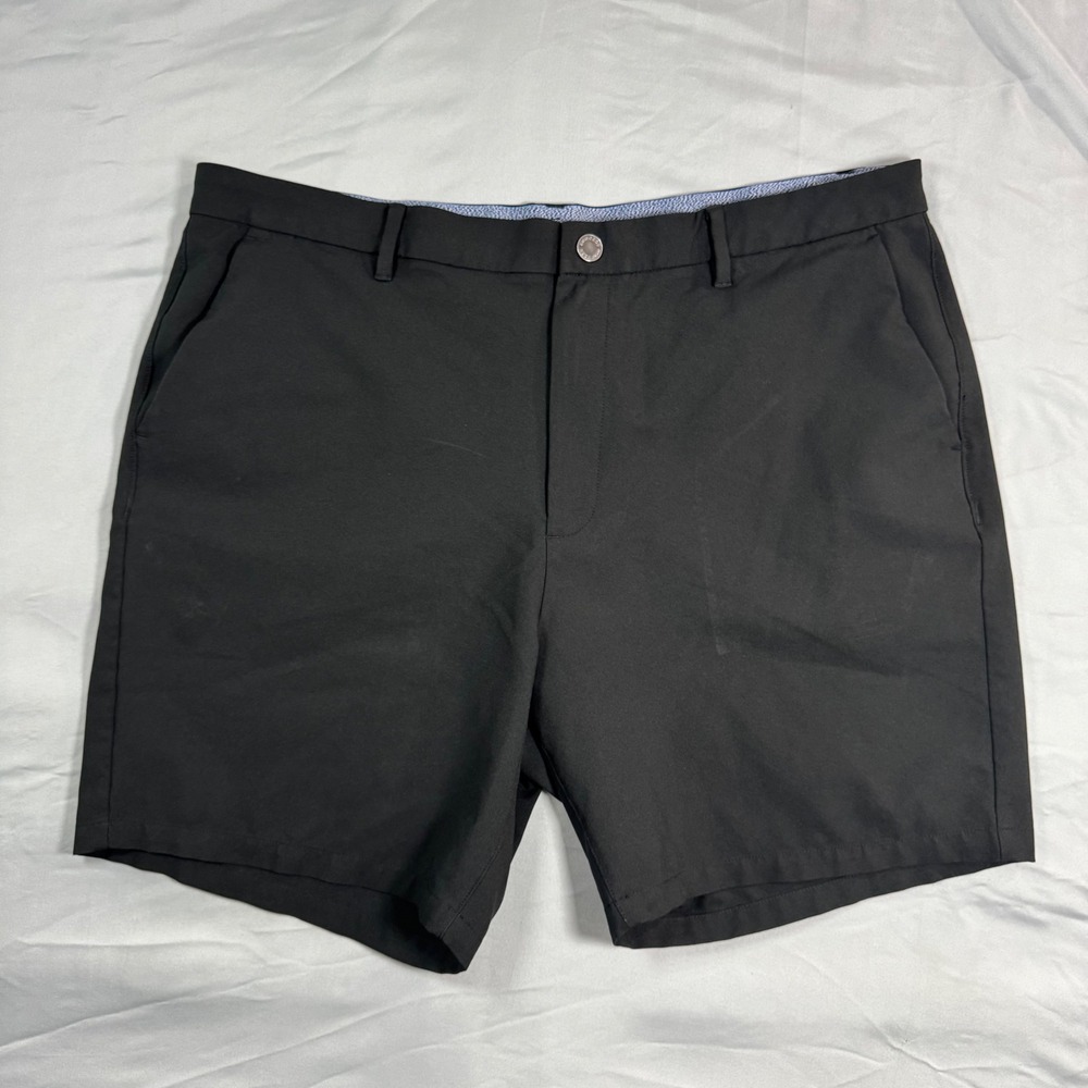 Bonobos Golf Performance Link Shorts Mens 40 Athletic Fit 7 Inch Inseam Black